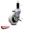 Service Caster 3 Inch Thermoplastic Rubber Wheel 1-1/8 Inch Expanding Stem Caster with Brake SCC-EX05S310-TPRS-SLB-118 - alternate 1